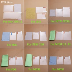 Clear Protective Film For NDS DSi NDSi XL LL NDSL DS Lite Top+Bottom LCD Screen Protector For 2DS 3DS XL LL New 3DSLL 3DSXL