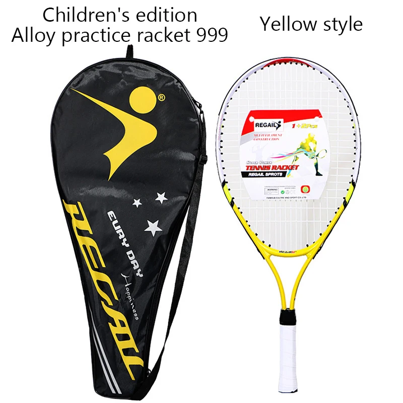 

Special Tennis Racket For Teenagers 23 Inch Aluminum Alloy Tennis Racket Strong Nylon Wire For Children's Training