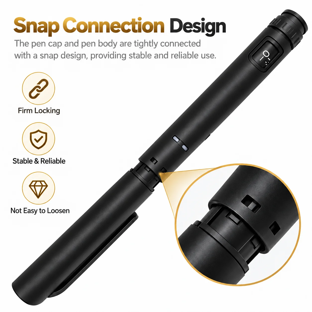 Value Pack 10Pcs Black 60IU Simply Dial and Dose Injection Pen One-Time Use Low-Pain 3ML Magic Pen Tattoo Pen for Body Care