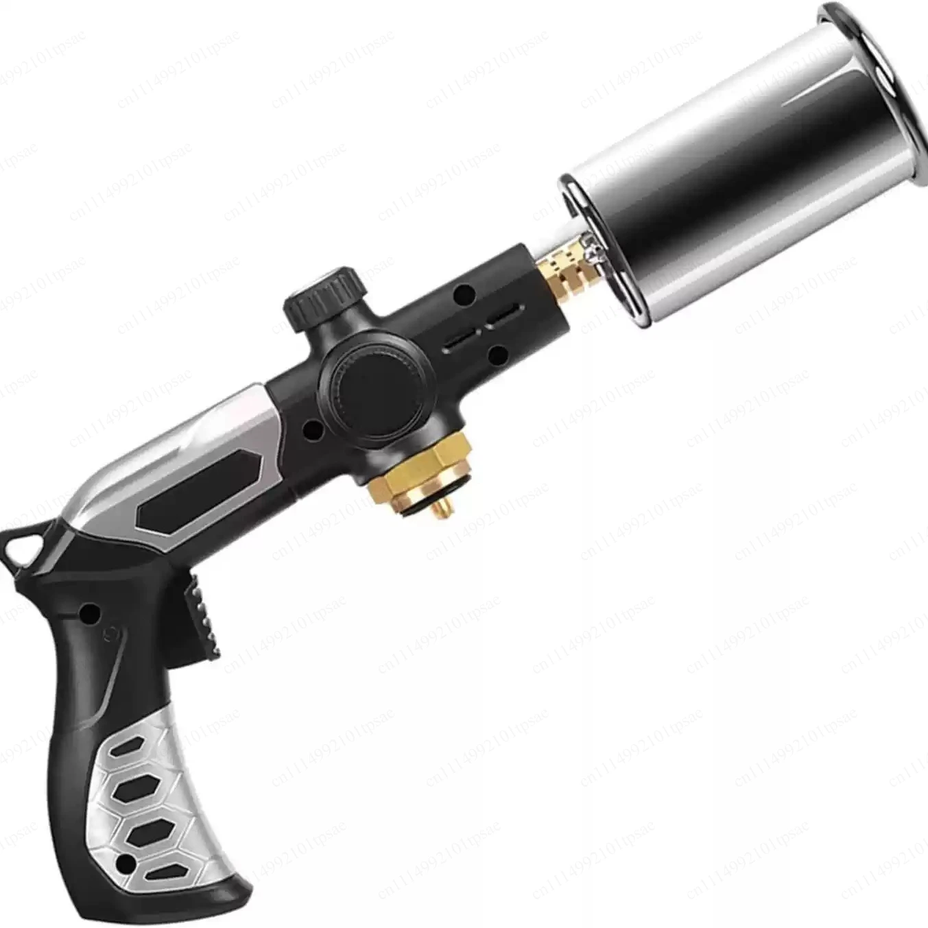 High temperature torch for outdoor cooking and grilling, adjustable blowing torch, barbecue, excluding fuel tank
