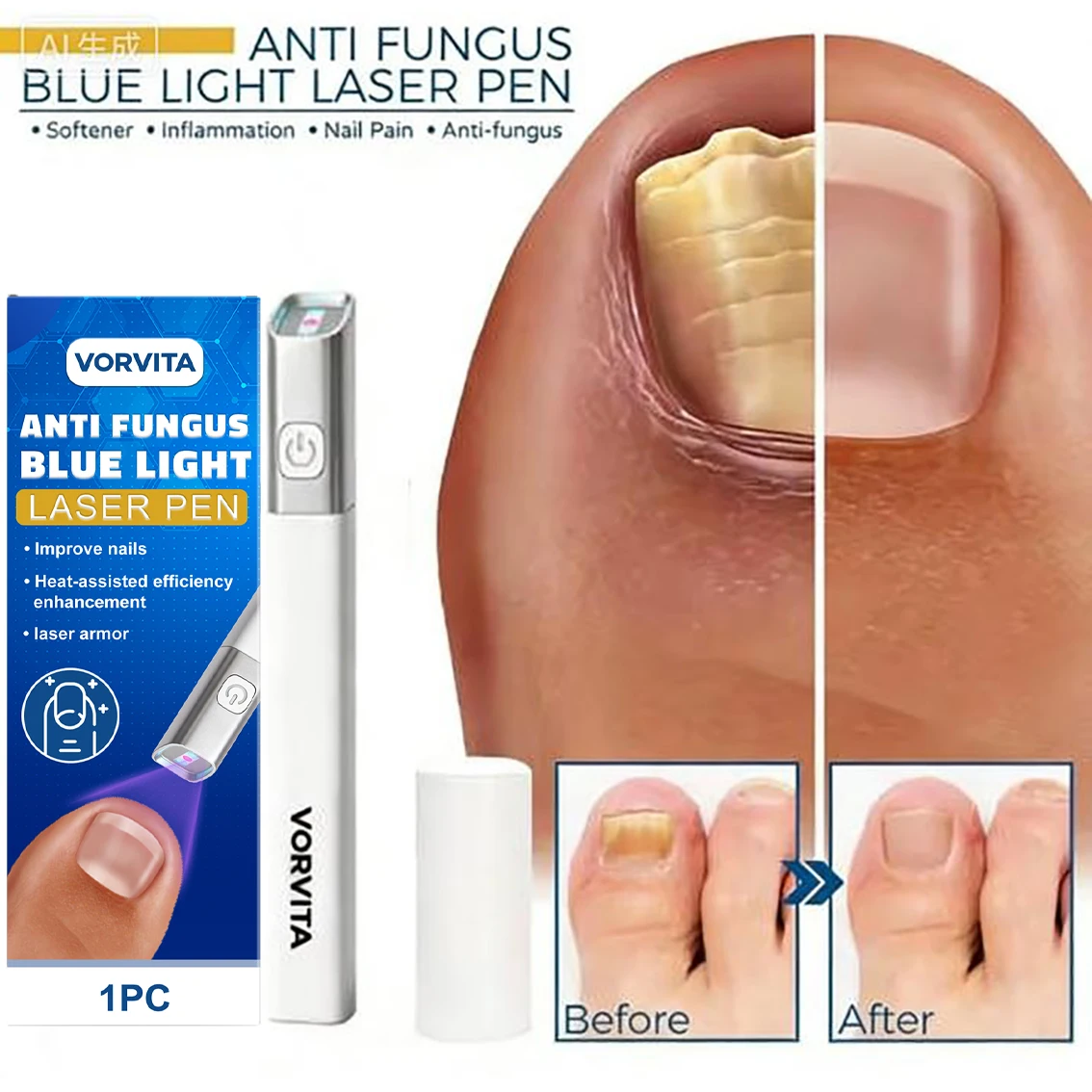 

Новый аппарат для лечения грибка ногтей 2026 года, набор для восстановления ногтей на ногах | Эфирное масло для лечения грибка ногтей (онихомикоза) | Водостойкое средство для восстановления ногтей
