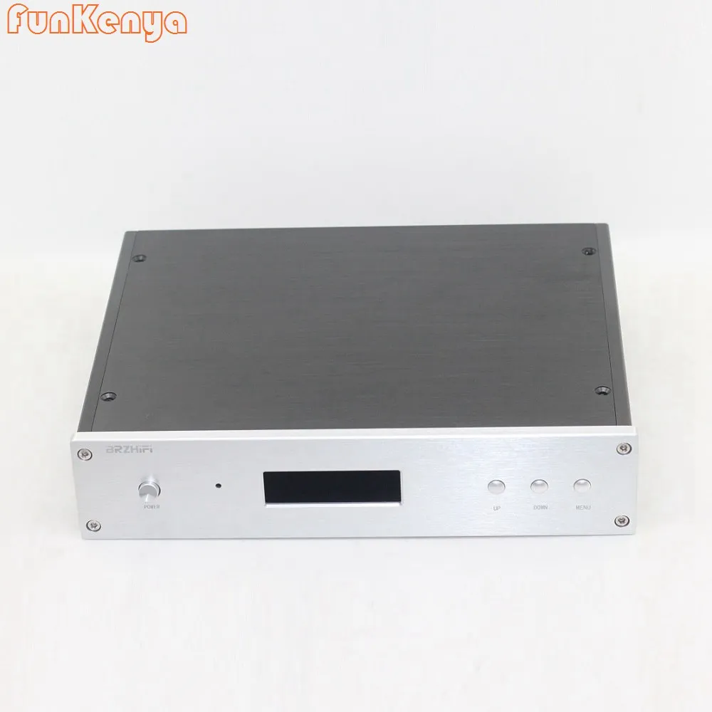 DIY Aluminum Case For Decoder Board ES9018 9028PRO ES9038PRO With USB RCA Optical Coaxial Interface Hole 2806 DAC Chassis