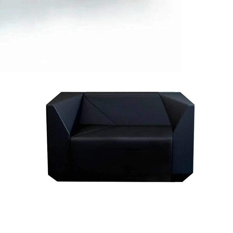 

Office leather sofa table combination, reception room meeting guests