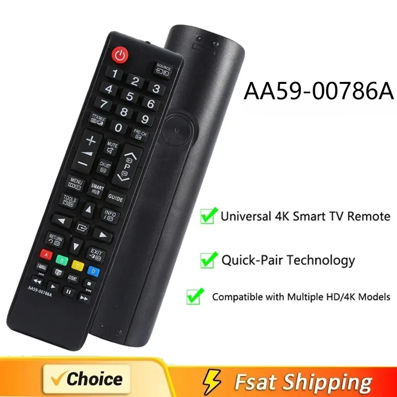 Neue AA59-00786A Fernbedienung passend für Samsung TV PS51F5500 PS60F5500 PS64F5500 PS64F5500AM PS64F5500AMXXY UA32F5500AM UA32F5500AMXXY UA