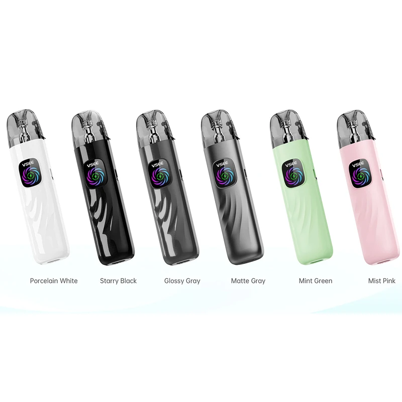 الأصلي Hellvape Vsee مجموعة واحدة قلم Vape 2 مللي نظام جراب فارغ تعبئة علوية 1000mah 30 واط شاشة ديناميكية 0.8ohm شبكة لفائف السجائر الإلكترونية #2