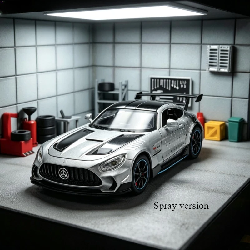1:22 lifelike GT3 race replica classic track lines complete mist spray large rear purpose collection gift for model enthusiasts