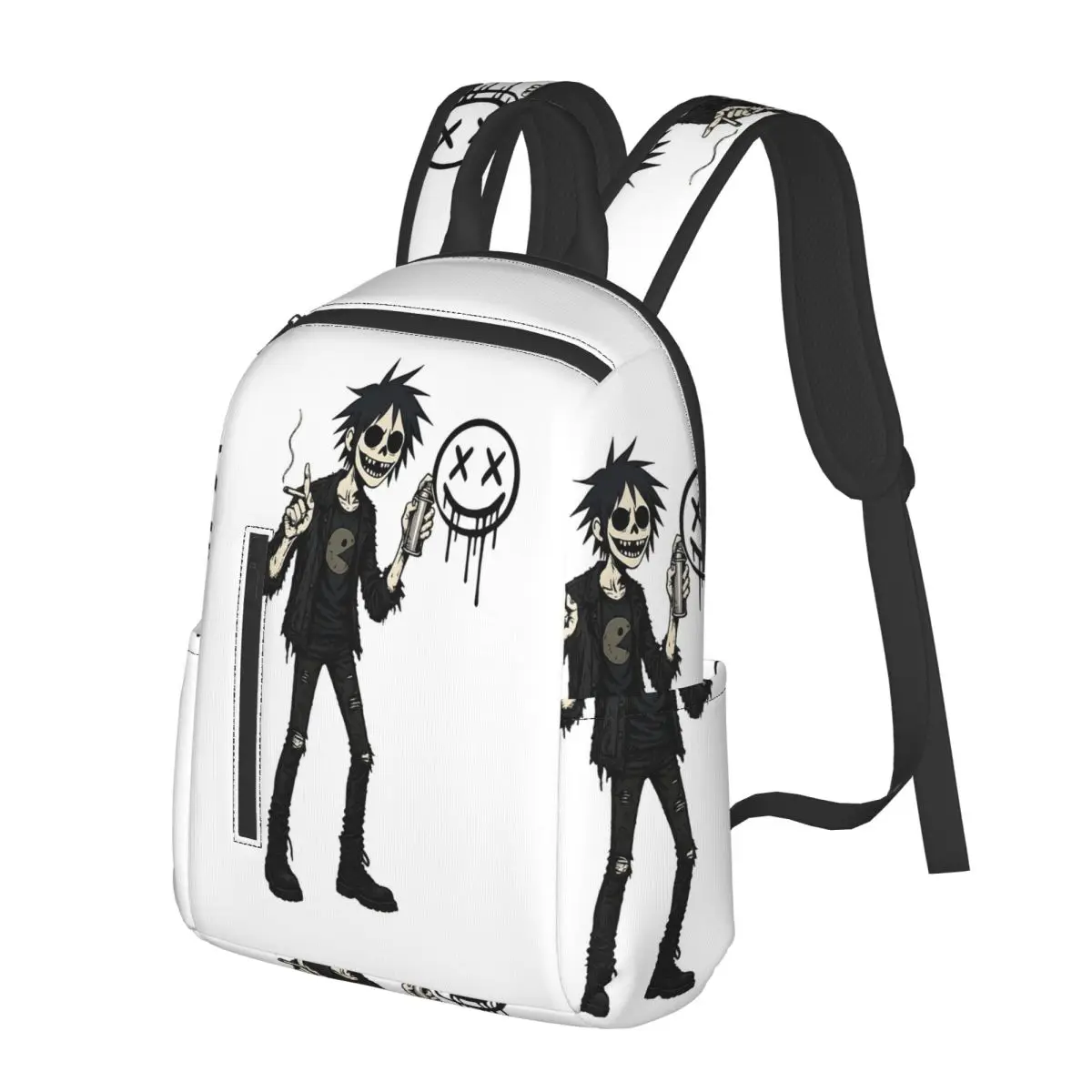 

2D Art Lover 3 Student Backpack School Bag Hiking Travel Daypack for Men Women Bookbag Shoulder Bags