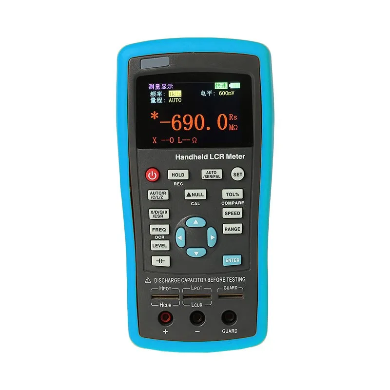 ET430 Handheld LCR Meter LCR Tester Capacitance Inductance Meter Frequency 100KHz Accuracy 0.3%