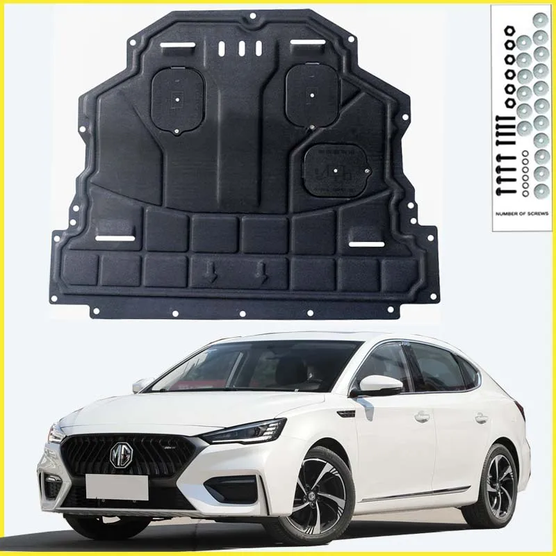 For MG6  MG6 PRO 2017-20221 Black Under Engine Guard Plate Splash Shield Mud Fender Cover Mudguard Protector