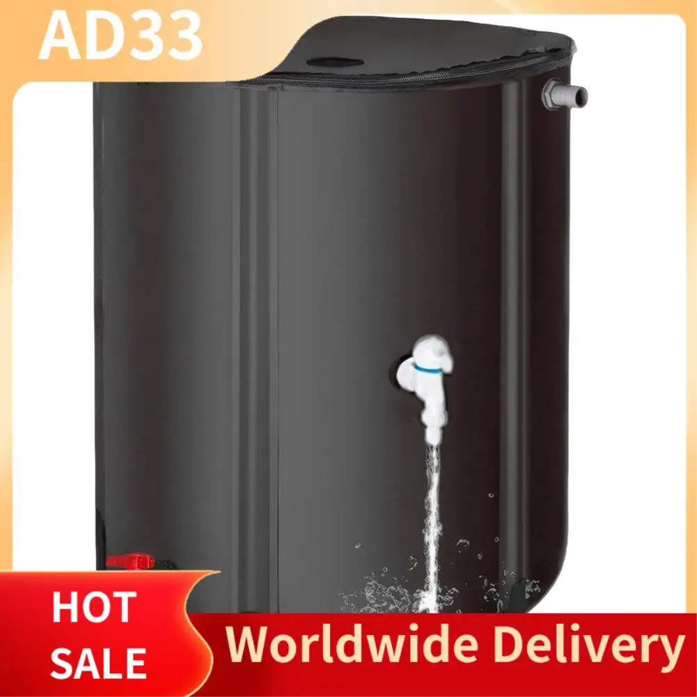 

【A28I Rainwater Recovery Storage Tank 200L Rain Barrels, Garden Irrigation Water Bucket Collapsible Collection