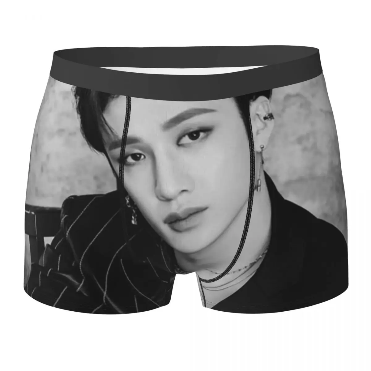 Boxer Underpants Shorts Bang Chan 1 Panties Men's Soft Underwear for Homme Man Boyfriend Gift