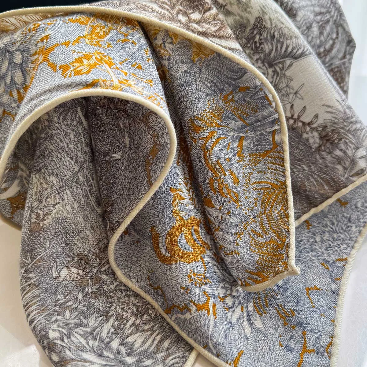 2026 100% الحرير الطبيعي وشاح من الصوف على الوجهين التفاف منديل الحجاب شال موضة 62 سنتيمتر أوشحة مربعة منديل الباشمينا المعطف #3