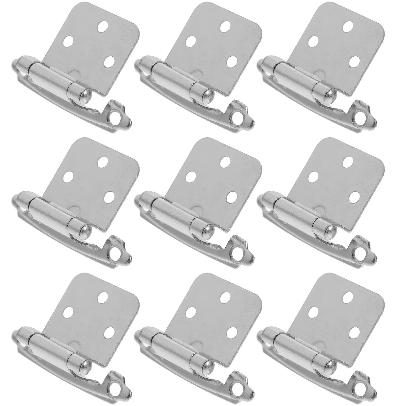 

10Pcs Kitchen Cabinet Hinges Heavy Duty Metal Self Closing Soft Closing Door Hinges for Furniture Cabinet Door Replacement