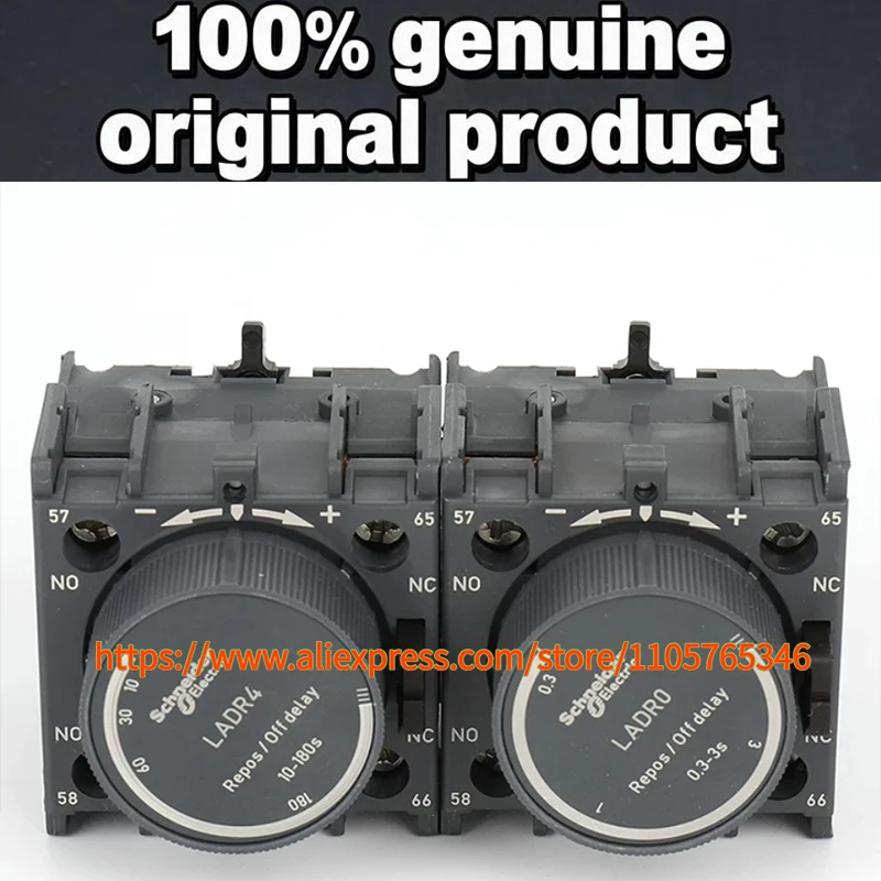 1pcs 100% Original Schneider LADT0 LADT2 LADT4 LADS2 LADR0 LADR2 LADR4 TeSys Series Contactor Delay Auxiliary Contact Module