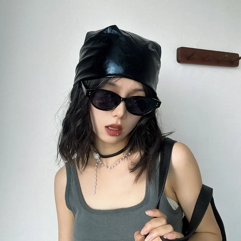 

Elegant Headband Small Square Scarf Y2k Hair Band Silver Turban Retro Head Scarf Print Scarves Outdoor