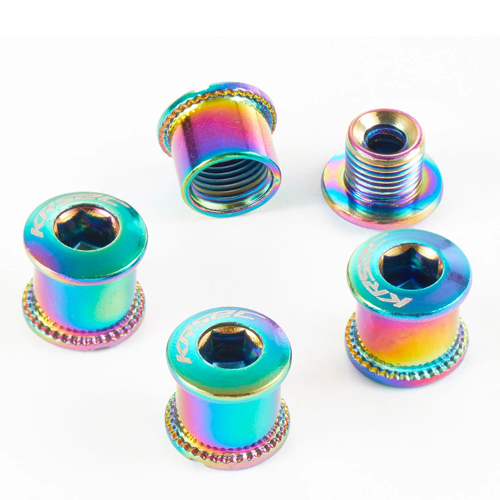 

Запчасти для велосипеда из сплава с титановым покрытием, звездочка, дорожный велосипед, велосипедная кривошипная звездочка, болты, болты для шатунов, дисковая пластина, гвоздь