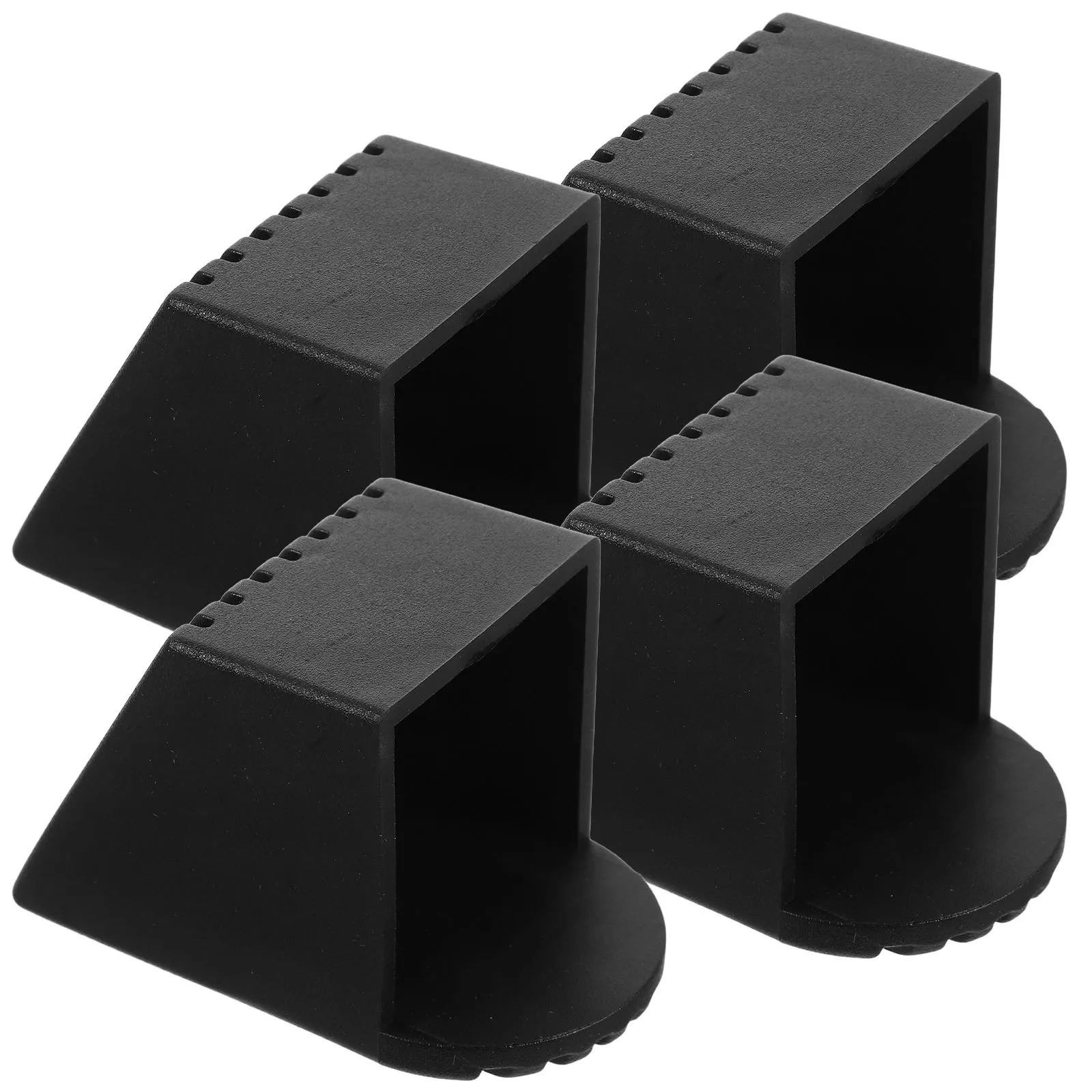 

4Pcs Square Tube End Protectors Chair Leg Covers Gym Fitness Accessories Easy Installation Maintenance Durable Stable