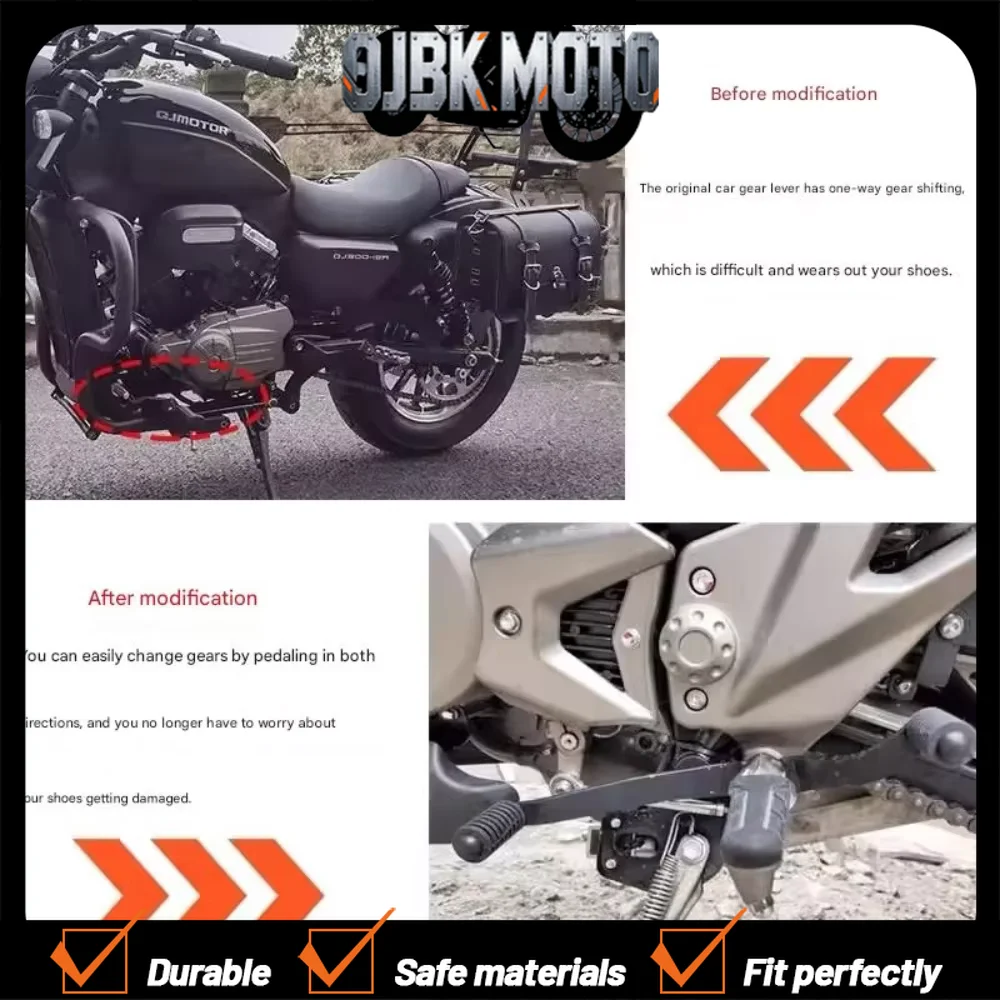 

For CFMOTO 800MT motorcycle modified front and rear step shift lever shift lever gear lever not dirty shoe accessories