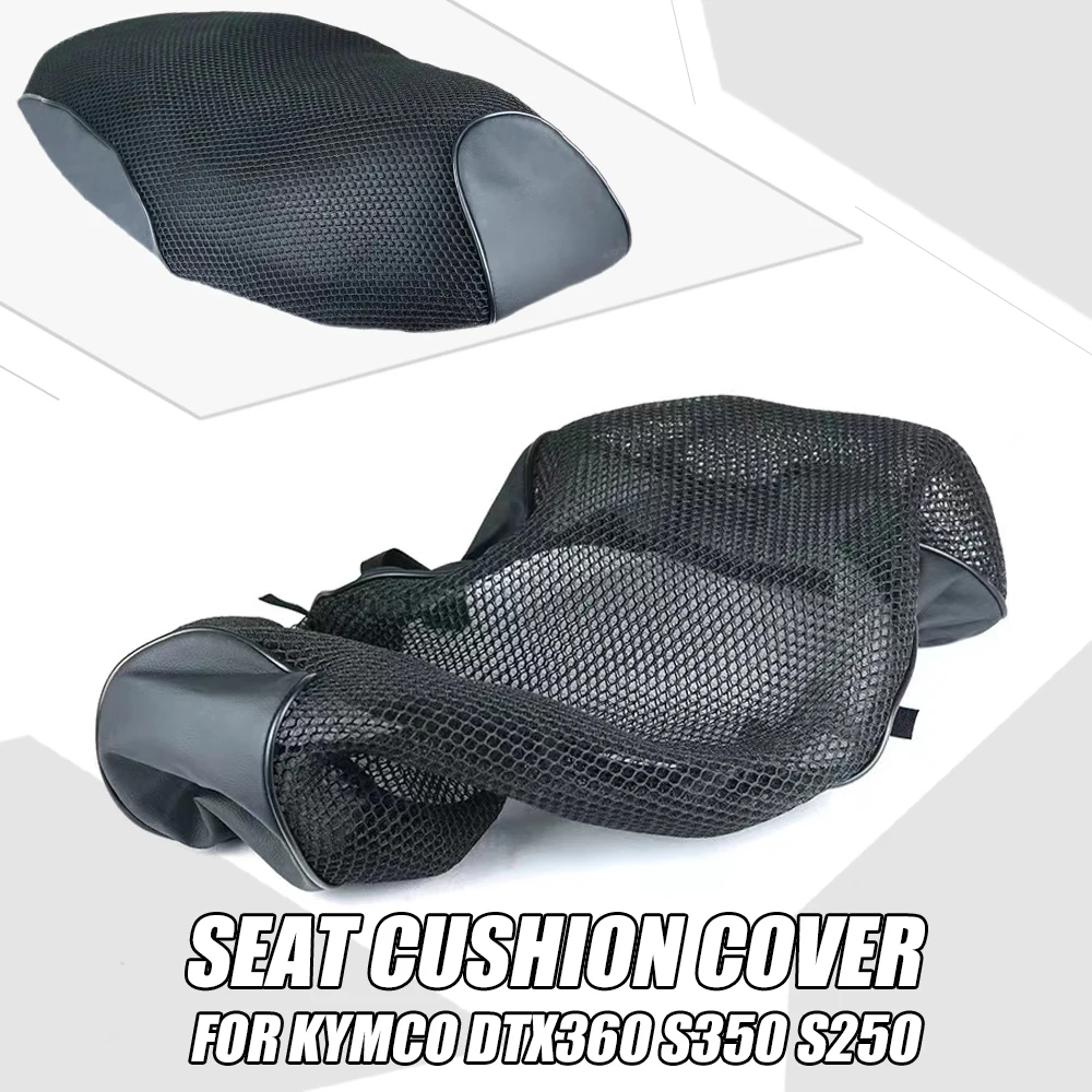 

FOR KYMCO DTX360 DTX 360 S350 S250 Cushion Cover Sun Protection Heat Insulation Thickened Leather Mesh Cushion Cover