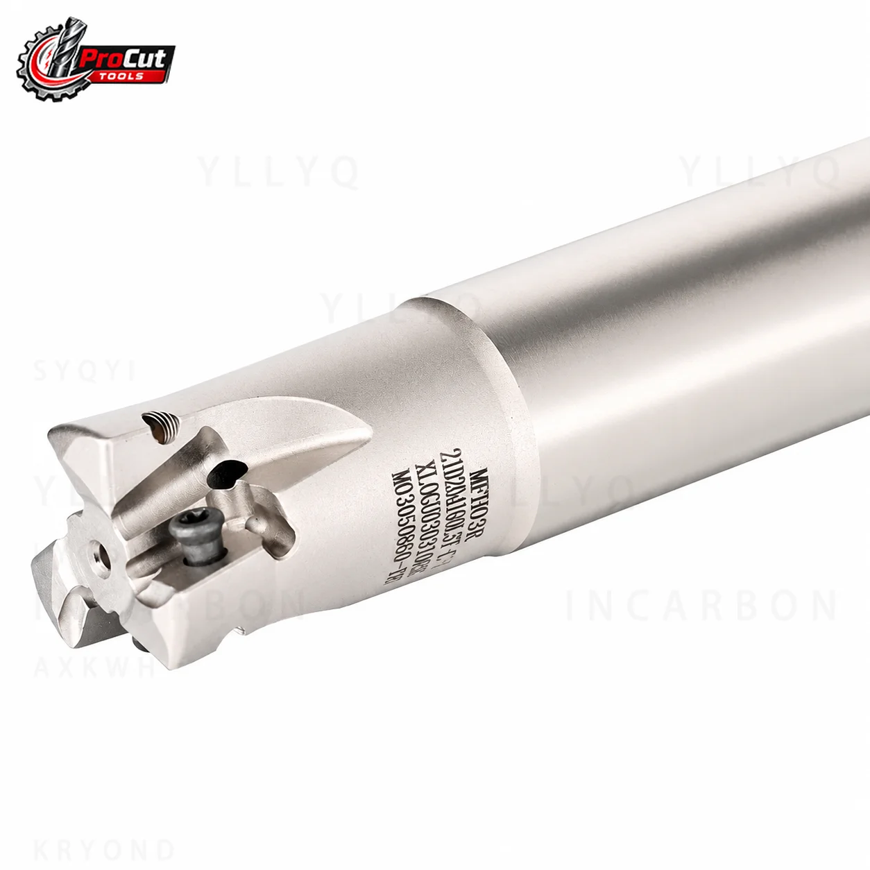 MFH03R Heavy Duty Cutter Rod C15-C32 120L/150L/200L, Double Sided Milling Bar with LOGU0303ZER Carbide Insert