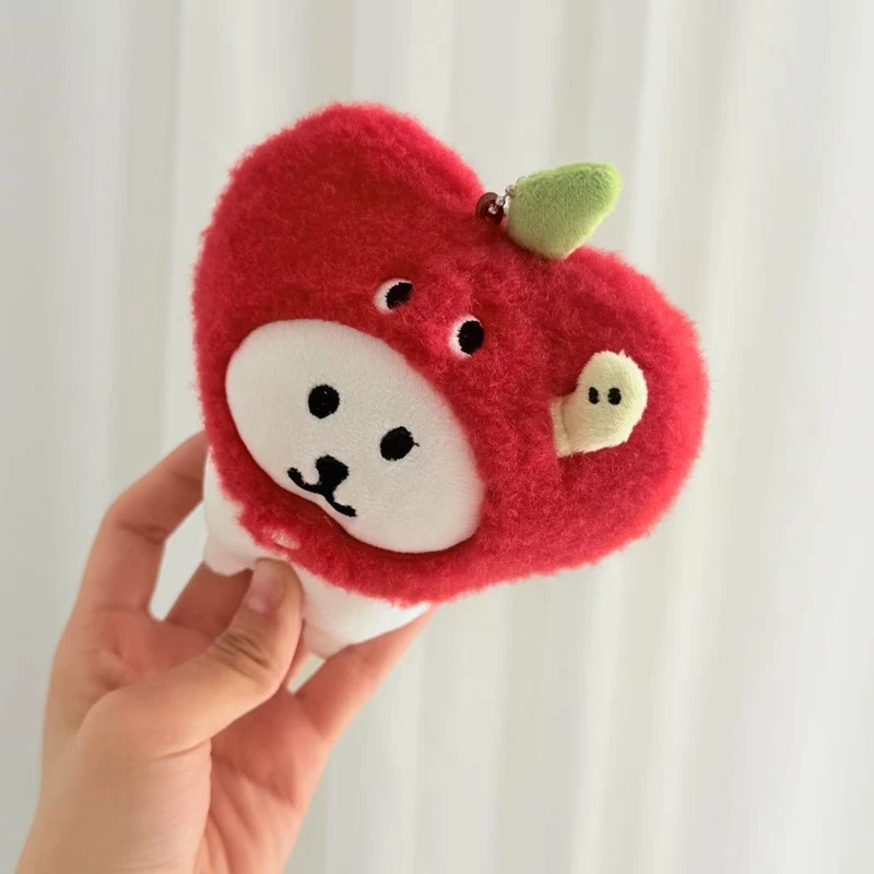 Couvre-chef ours Kawaii en peluche de 10cm, jouet en utilisant un chapeau, pendentif ours auto-déparable, porte-clés poupée, ours décontracté, pendentif populaire