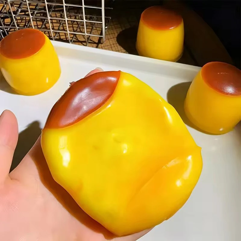 Karamellpudding Knuspriger Quetschball Stressabbau-Spielzeug Weiche Selbstgemachte Squeeze-Fidget-Spielzeuge Anti-Stress-Spielzeuge für Erwachsene Geschenke – Detail 5