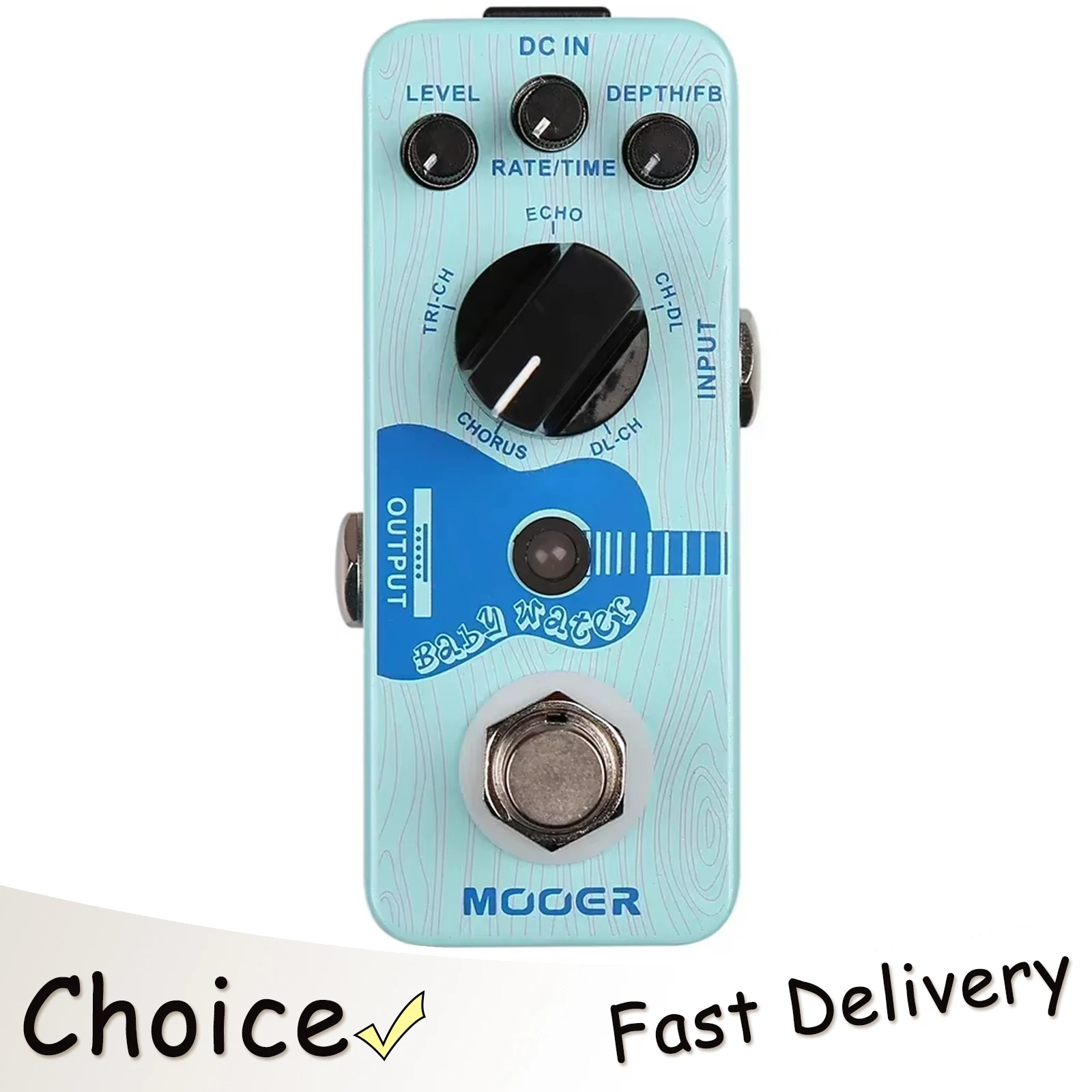 

MOOER Baby Water Guitar Effect Pedal Delay Chorus Effect Acoustic Guitar Pedalboard Chorus Compressor Pedal Guitar Accessories