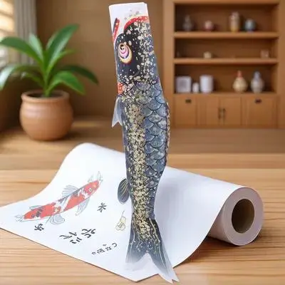 

Japanese Carp Windsock Fish Shaped Bright Colors Outdoor Garden Home Festival Decoration Carp Windsock Flag Wind Socks
