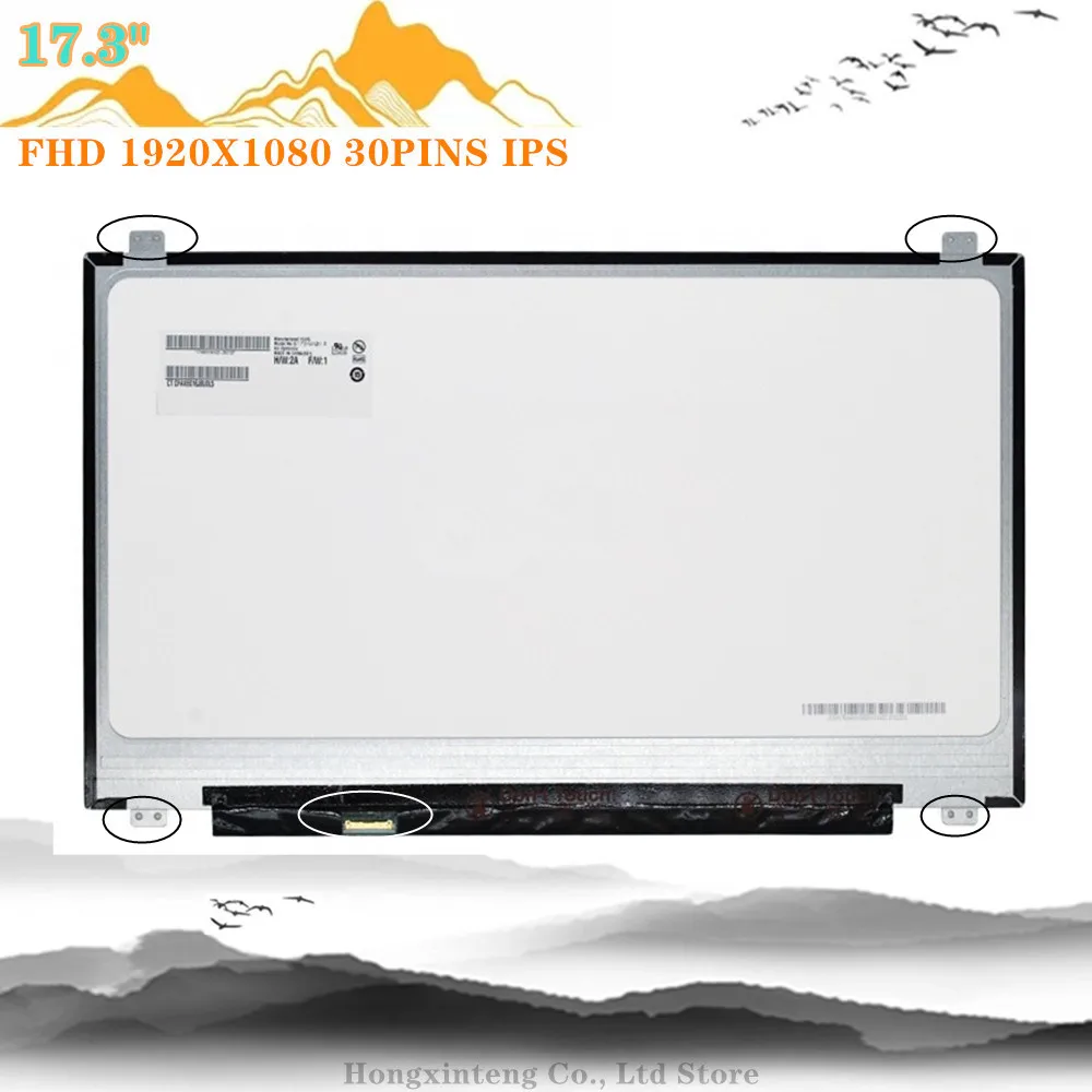 17.3 IPS FHD SLIM DISPLAY LCD SCREEN N173HCE-E31 LTN173hl01-401 lp173Wf4-SP F1 F5 B173HAN01.0 B173HAN01.3  LTN173HL02 1920*1080