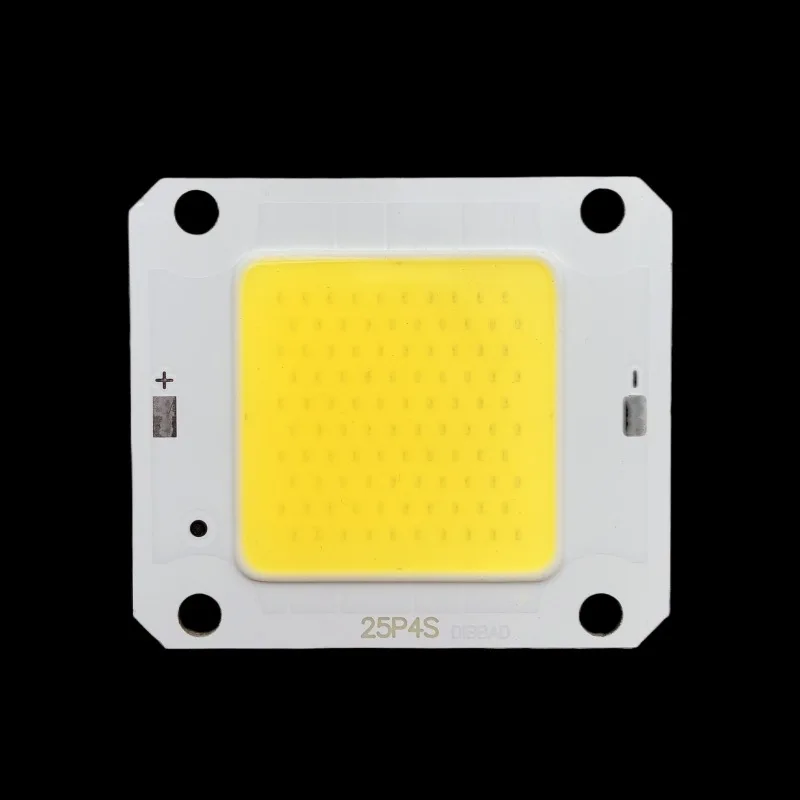 Chip de lámpara LED COB sin controlador, 50W, 12V, cuentas LED, blanco cálido/frío, sin necesidad de controlador, bricolaje para bombilla de