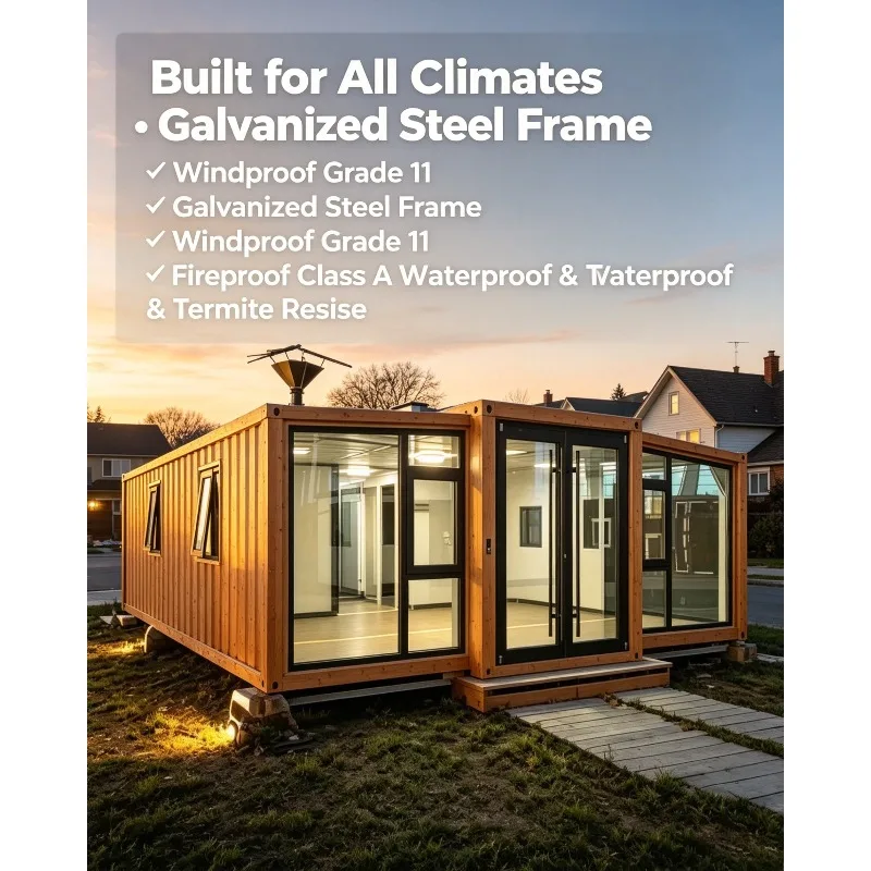 Low Price Magic Home Container Expandable Container House for Sale Two Storey Expandable Multi-space House Container