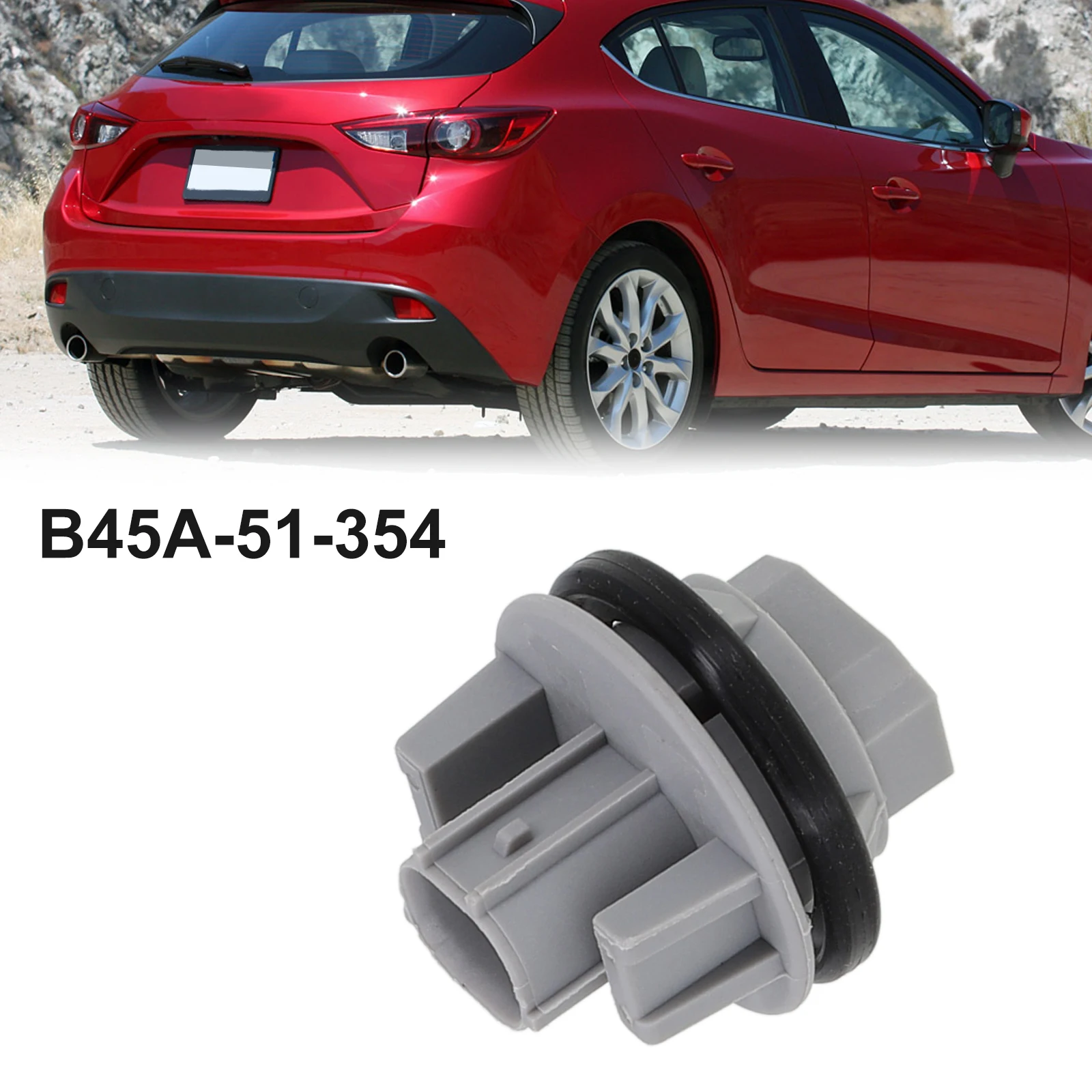 Light Socket Turn Signal Light B45A-51-354 Electrical Connection For Mazda 3 2014-2018 Left Or Right Front Plastic None