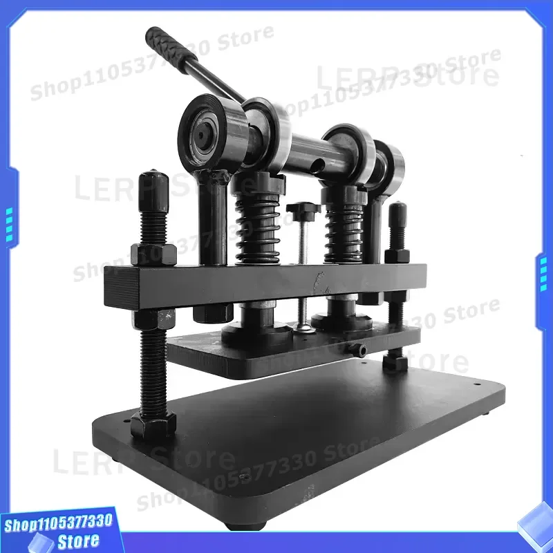 Manual Leather Die Cutting Machine Small Pressure Stamping Tool for Sample Making Craft DIY Paper Cardboard Cutter Device
