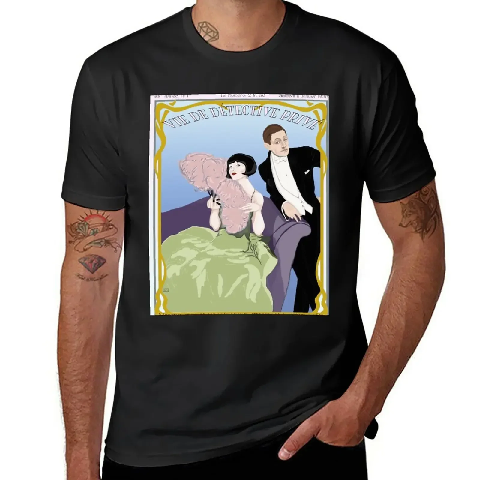 Miss Fisher et Jack Robinson Les Flammes Du Desir T-Shirt plus size tops plus sizes Men's t-shirts