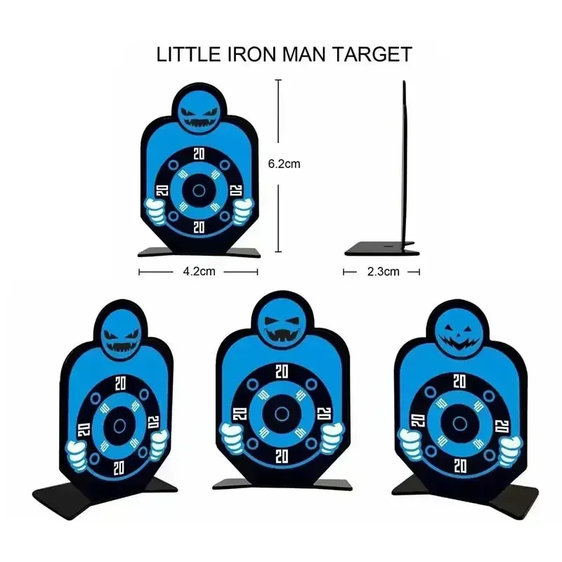 

Auto Flip Medal Target Dart Airsoft BB Gel Water Soft Ball Pistol Rifle Gun Shooting Games Accessories for Nerf Teens Adults Toy