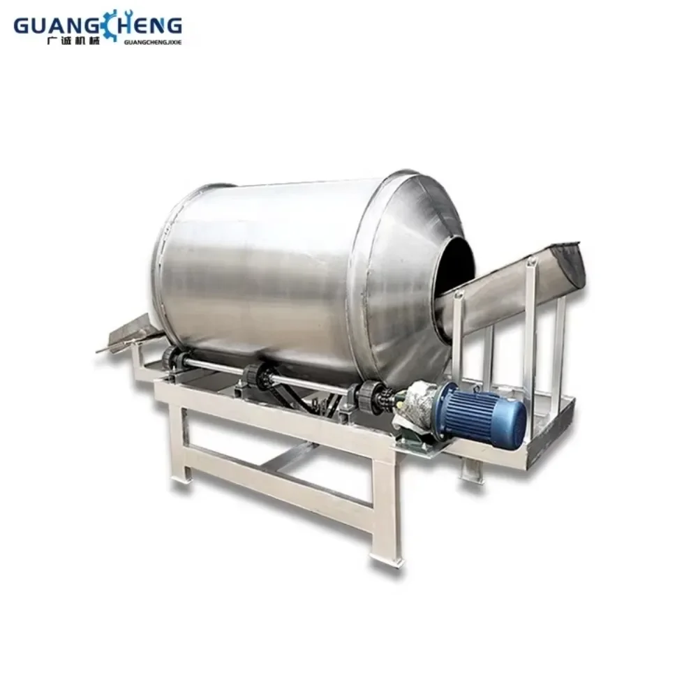 Factory direct sales can customize stainless steel drum type real stone paint scraping wall mixer, ment mixer, concrete mixer