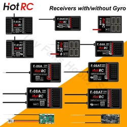 HOTRC 2.4Ghz Receivers F-04A F-06AT with/Without Gyro Light Control for CT-4A CT-6A CT-8A HT-8A DS600 Transmitter Remote Control