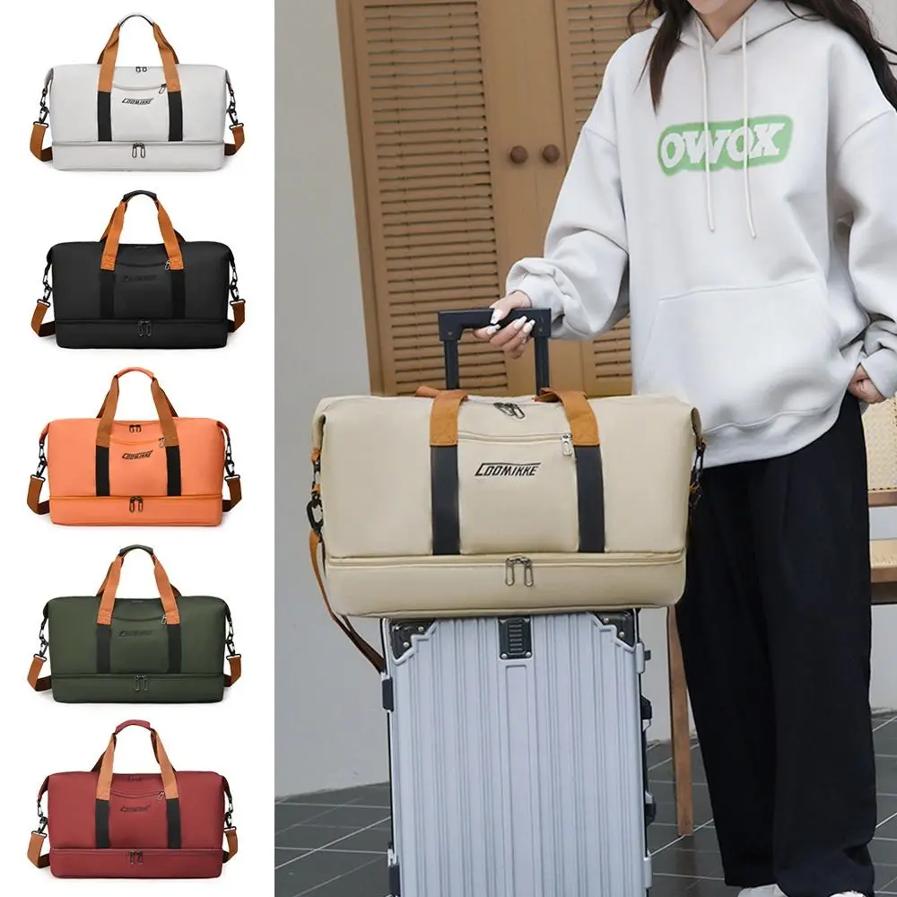 Borse da viaggio impermeabili Fashion Business borsa a tracolla di grande capacità Fitness Dry Wet borse a tracolla Separate per bagagli uomo donna