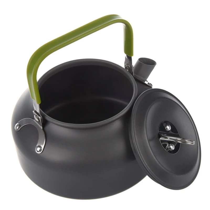 0.8L Portable Ultra-light Outdoor Hiking Camping Survival Water Kettle Teapot Coffee Pot Anodised Aluminum