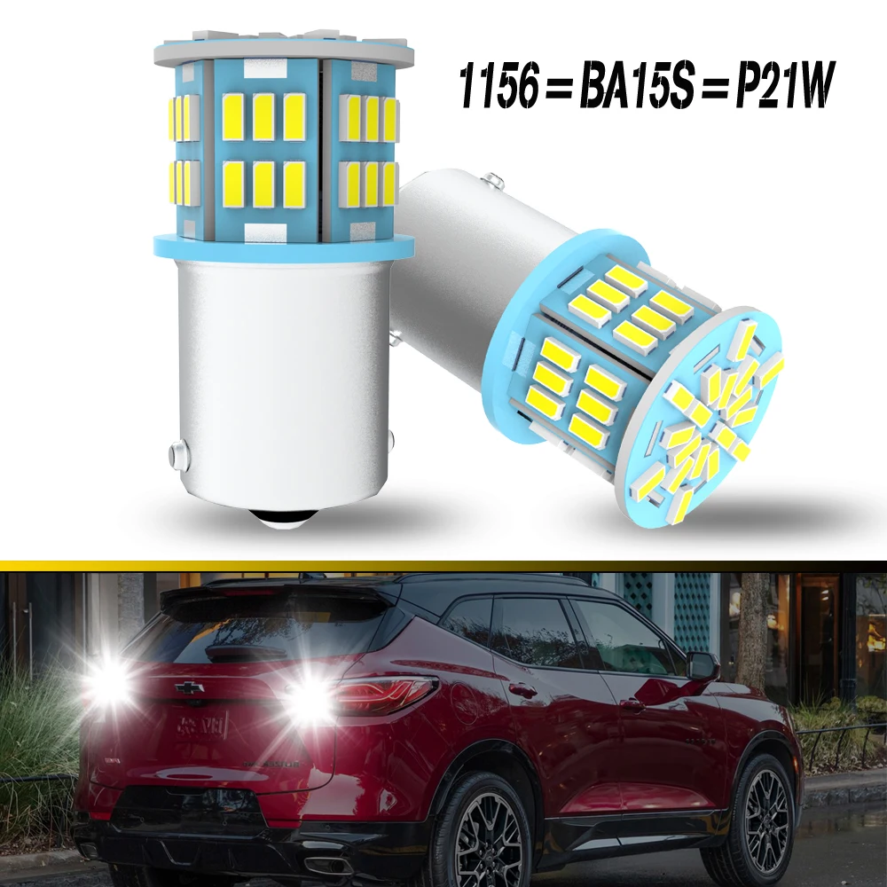 2Pcs P21W BA15S 115…