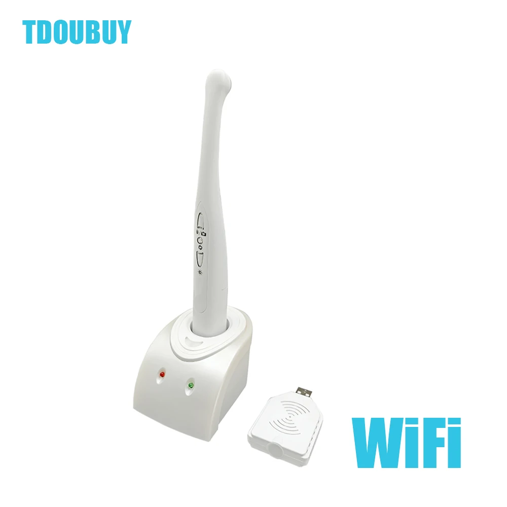TDOUBUY Denspay Dental Latest Lens Wireless Wifi Intraoral Camera with 1/4 CCD Image Sensor Portable Dental Intraoral Camera