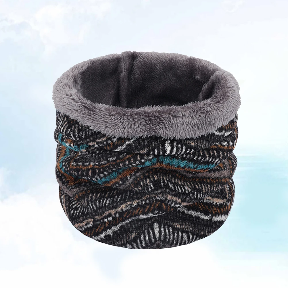 

Fleece Scarf Autumn Winter Neck Warmer Bib European and American Thickened