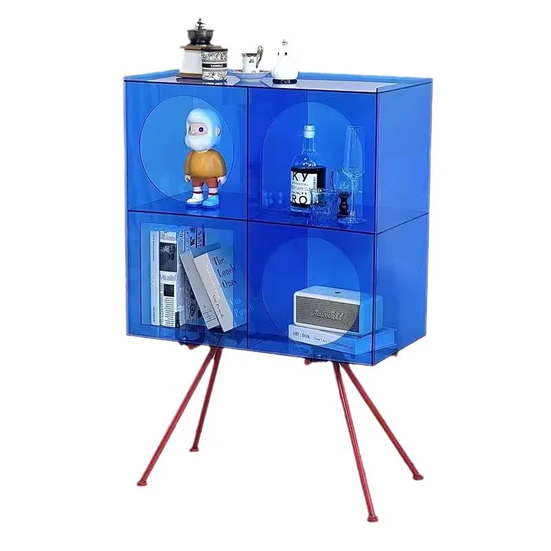 

Nordic light luxury acrylic dining side cabinet modern simple living room storage cabinet Internet celebrity creativity