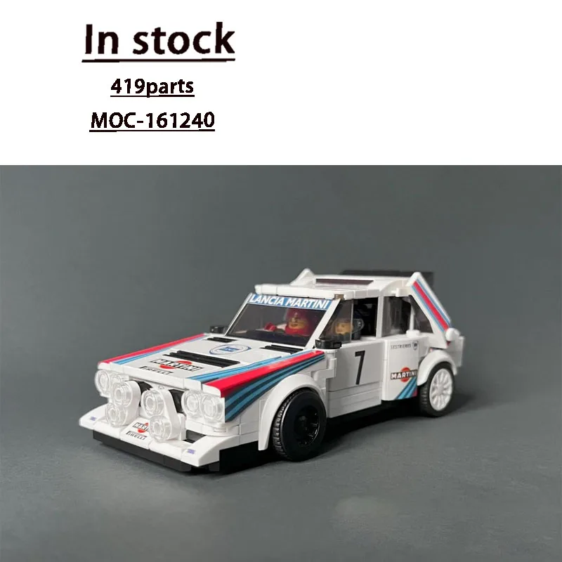 MOC-161240 Model Blok Bangunan Mobil Balap Olahraga Ikonik Klasik 1990-an Baru, 419 Bagian, Hadiah Mainan Ulang Tahun untuk Anak Laki-laki dan Anak-anak