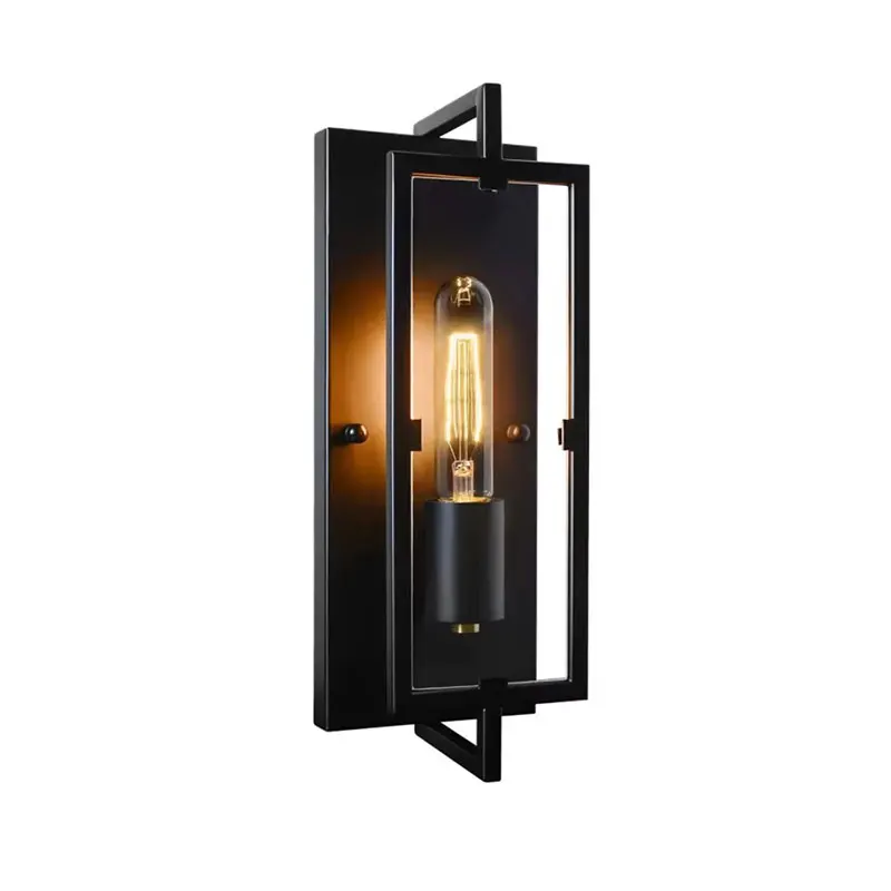 

Retro American Industrial Iron Wall Lamp Creative Restaurant Staircase Corridor balcony Bedroom Light Cafe Wall Lamp