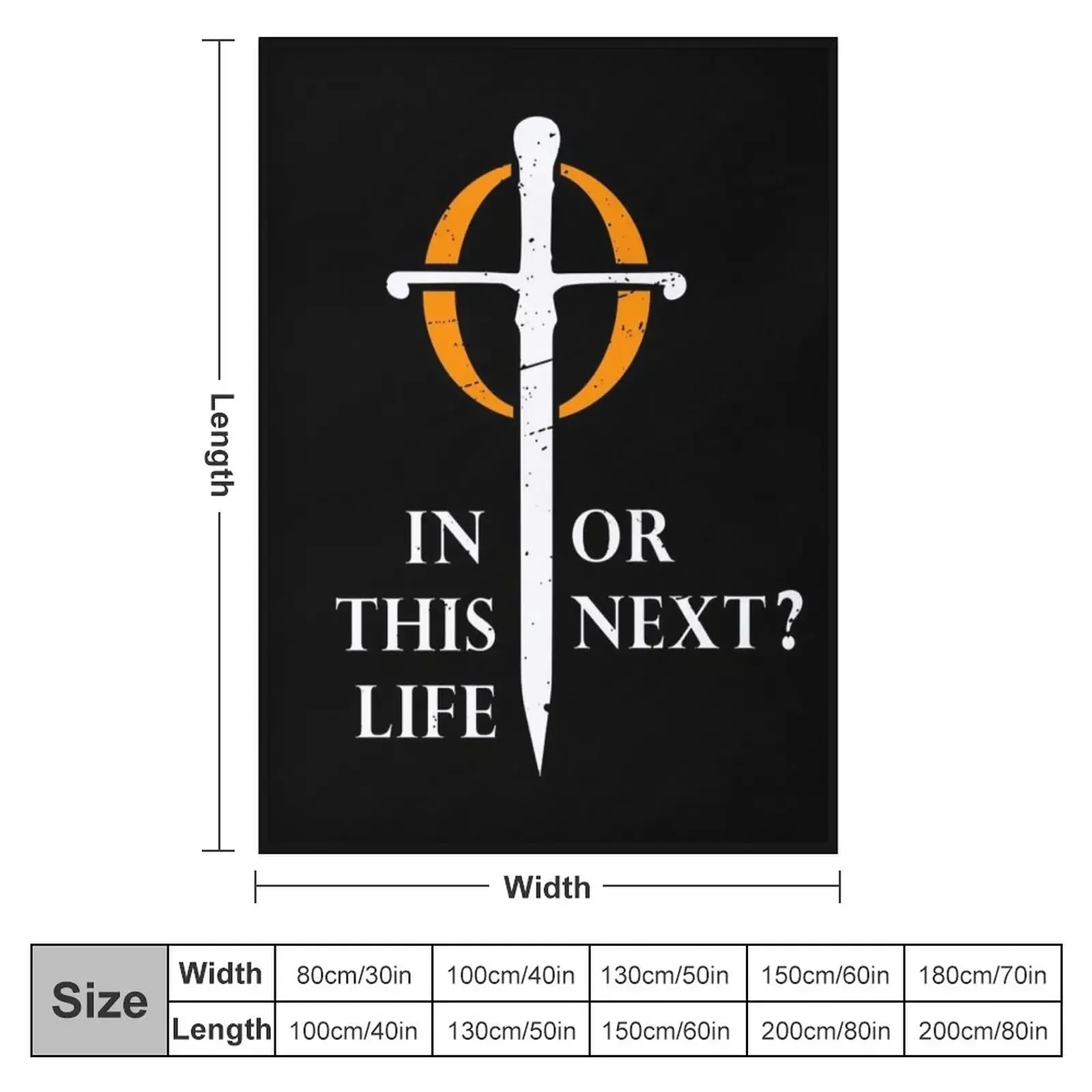 Warrior Nun - In This Life or Next? Throw Blanket Luxury St Soft Plush Plaid Blankets