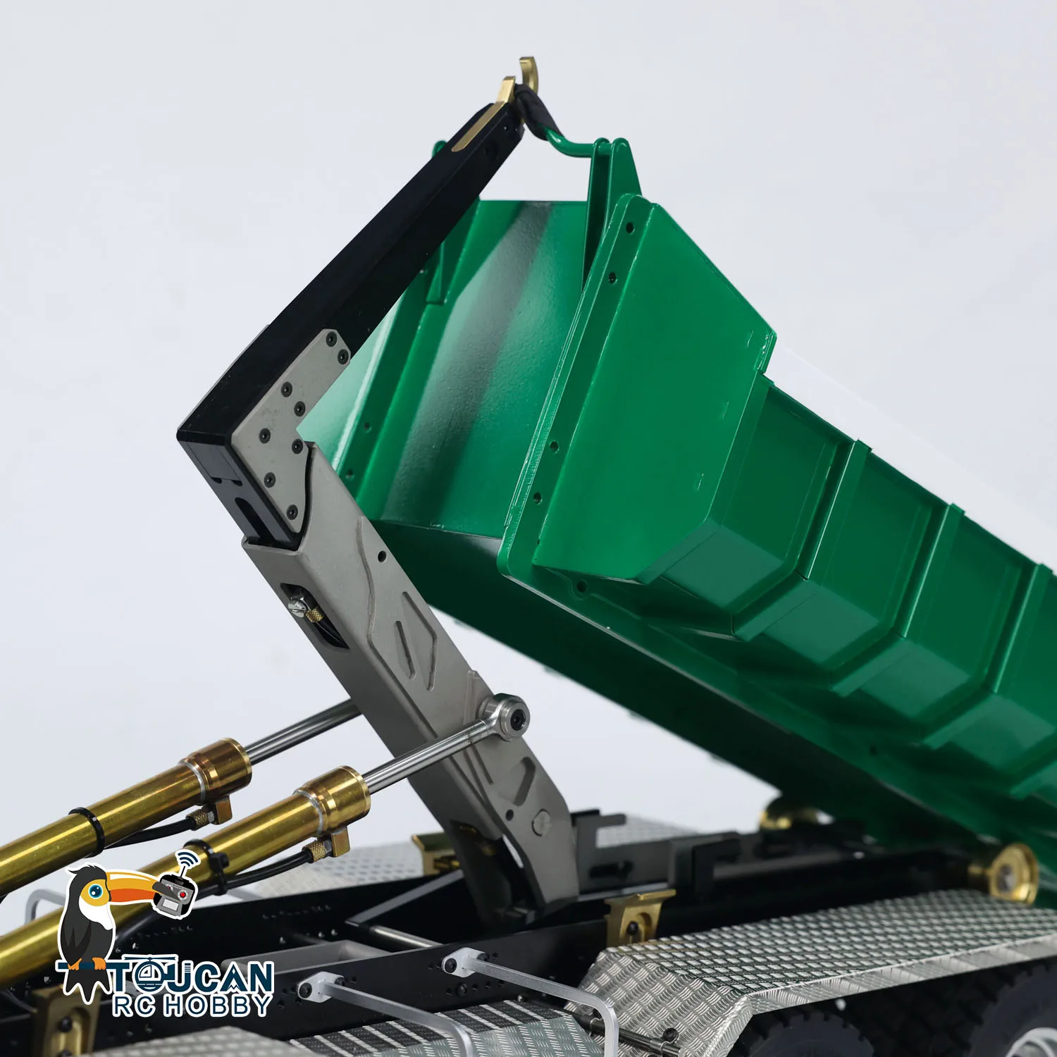 

1/14 LESU RTR RC Гидравлический самосвал Металлический 8x8 Пульт дистанционного управления Звуковая световая система 2-скоростная трансмиссия Рулонный самосвал Игрушечный автомобиль