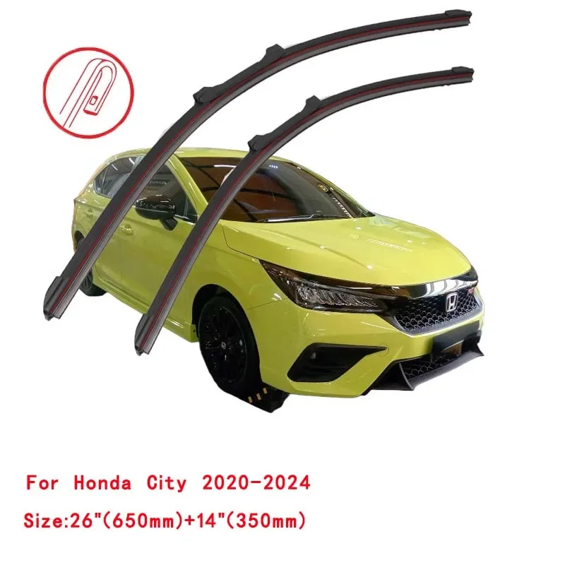 

For Honda City Grace 2002-2024 Car Windshield Wiper Blade Front Windscreen Brushes Washer Accessories Cleaning Replacement Parts