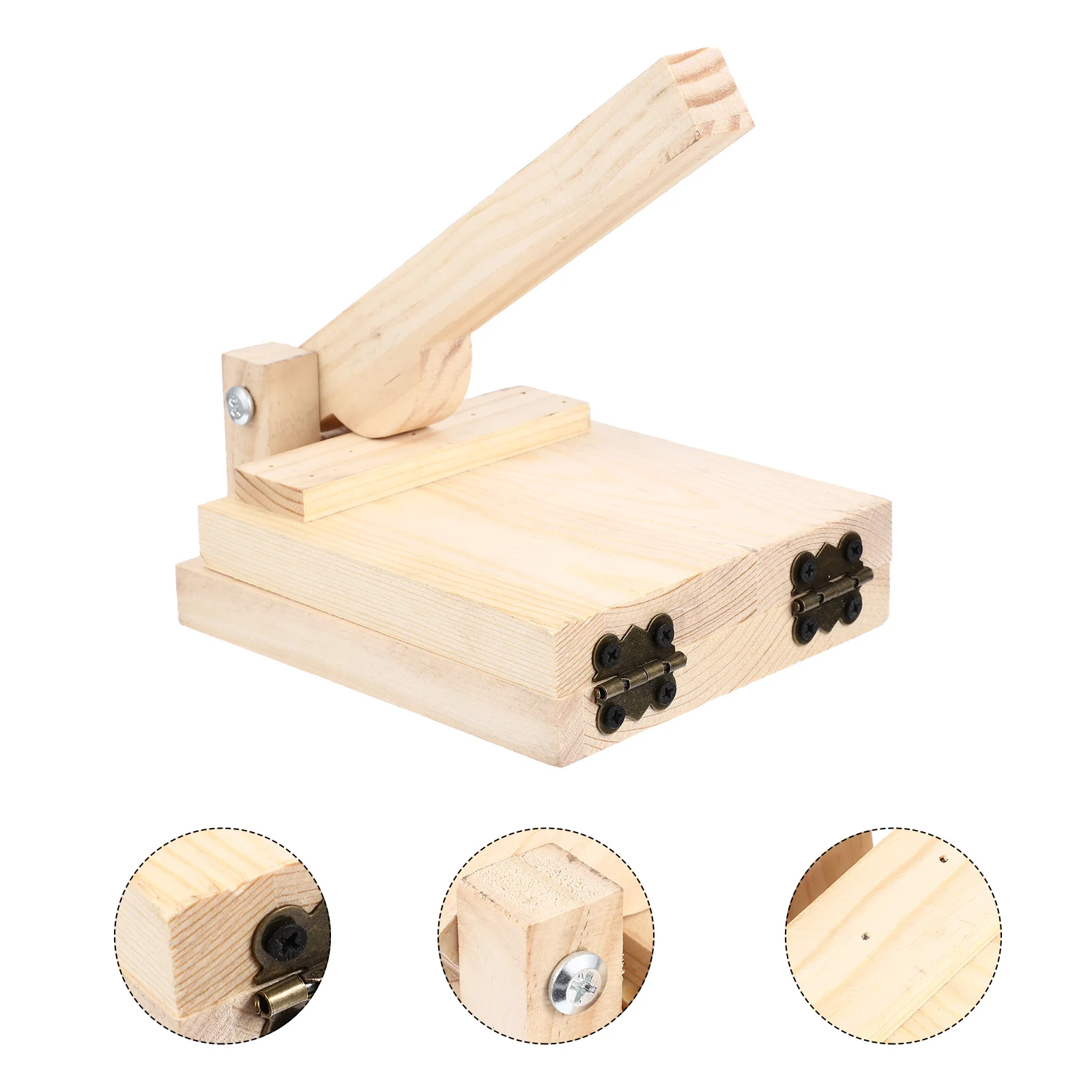 

Dumpling Wrapper Former Creative Maker Household Dough Pressing Tool Spaghetti Sturdy Presser Kitchen Wood Wooden