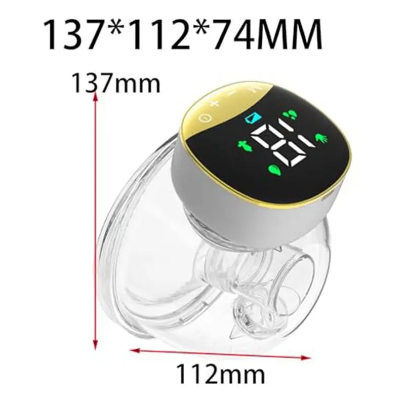 مضخة ثدي كهربائية محمولة يمكن ارتداؤها من ABGP، تصميم ثنائي أوتوماتيكي بالكامل وغير مؤلم بدون استخدام اليدين #2